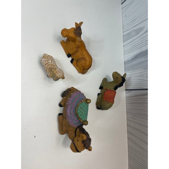 Vtg Nativity Set 12 Pcs Set Christmas Kids Nativity READ - Picture 10 of 11